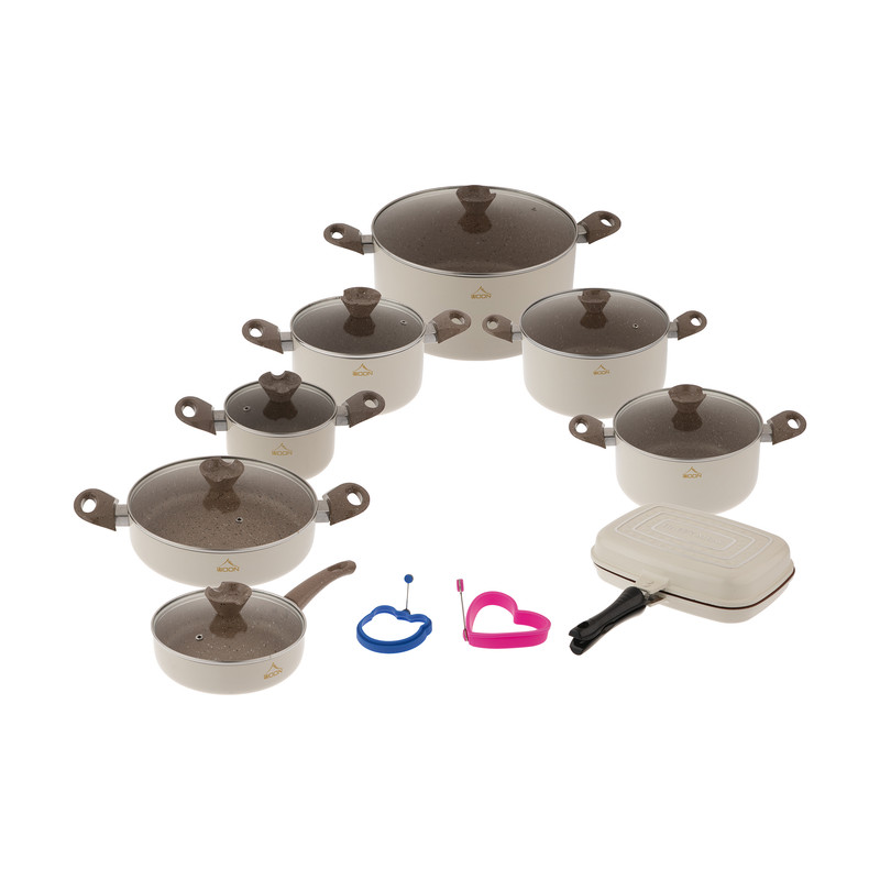 سرویس پخت و پز 17 پارچه وون طرح ترک مدل 02