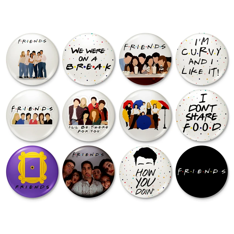 پیکسل خندالو طرح سریال فرندز کد 184 مجموعه 12 عددی