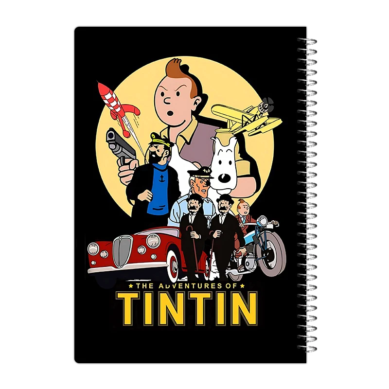 دفتر مشق 80 برگ آی چاپ مدل ماجراهای تن تن کد 361