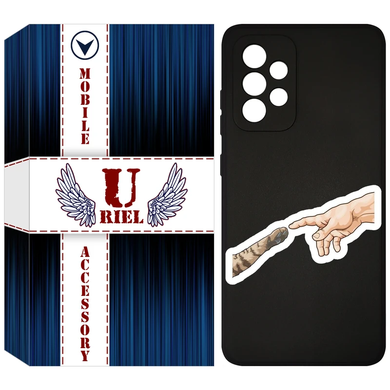 کاور یوریل مدل KSH کد 94 طرح دست گربه مناسب برای گوشی موبایل سامسونگ Galaxy A33 5G