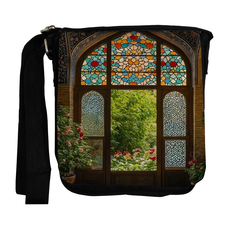 کیف رودوشی طرح معماری ایرانی کد nb426