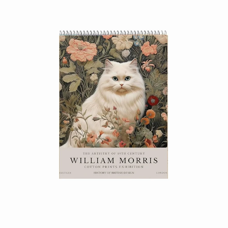 دفتر شطرنجی 100 برگ طرح William
