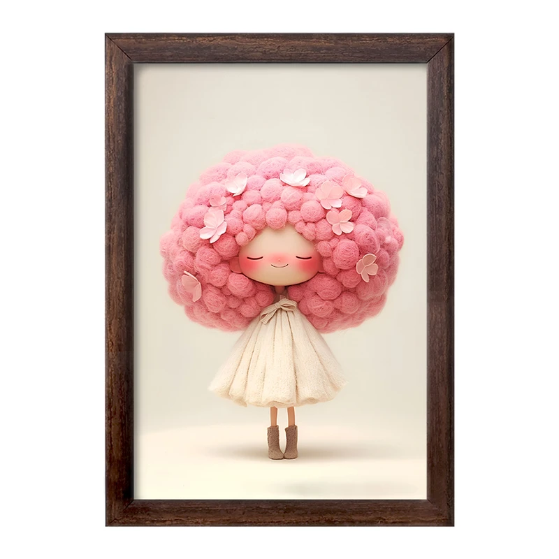 تابلو خندالو طرح دخترانه کیوت کد F5156