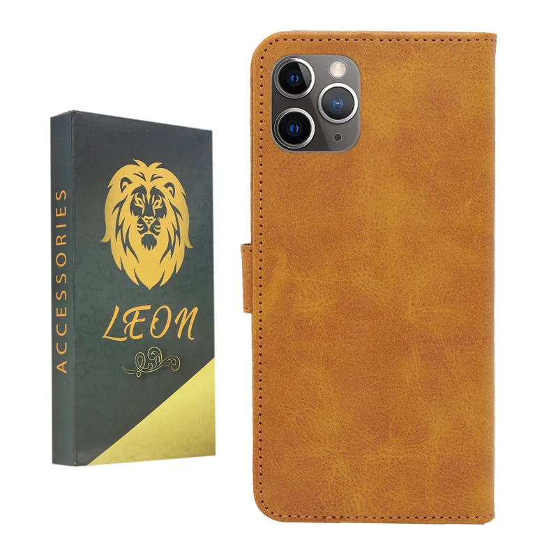 کیف کلاسوری لئون مدل Bersa مناسب برای گوشی موبایل اپل iPhone 12 Pro