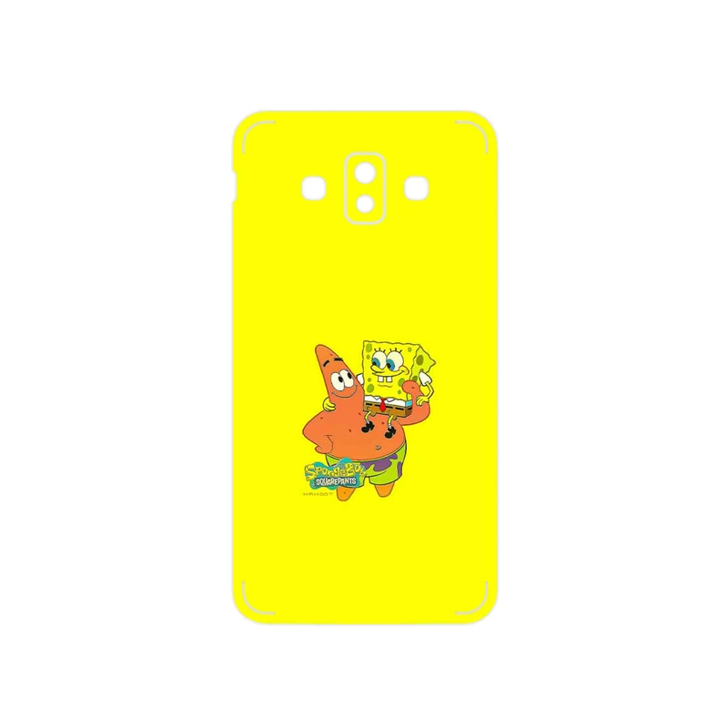 برچسب پوششی ماهوت مدل SpongeBob SquarePants مناسب برای گوشی موبایل سامسونگ Galaxy J7 Duo