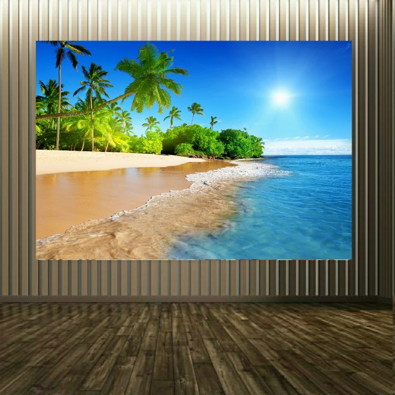 پوستر دیواری طرح ساحل مدل تابستانه کد BR288