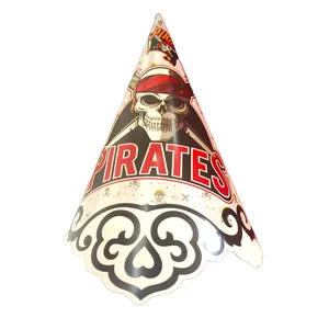 کلاه تولد مسترتم طرح دزدان دریایی پلاس بسته 10 عددی
