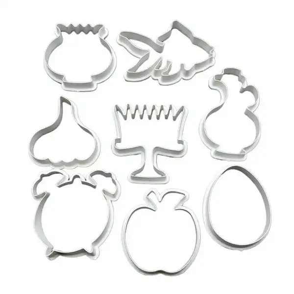 قالب شیرینی به گز مدل عید نوروز مجموعه 8 عددی