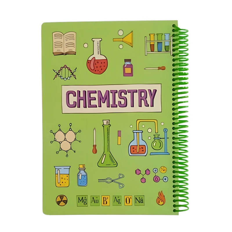 دفتر مشق 100 برگ پودل طرح شیمی کد 100647