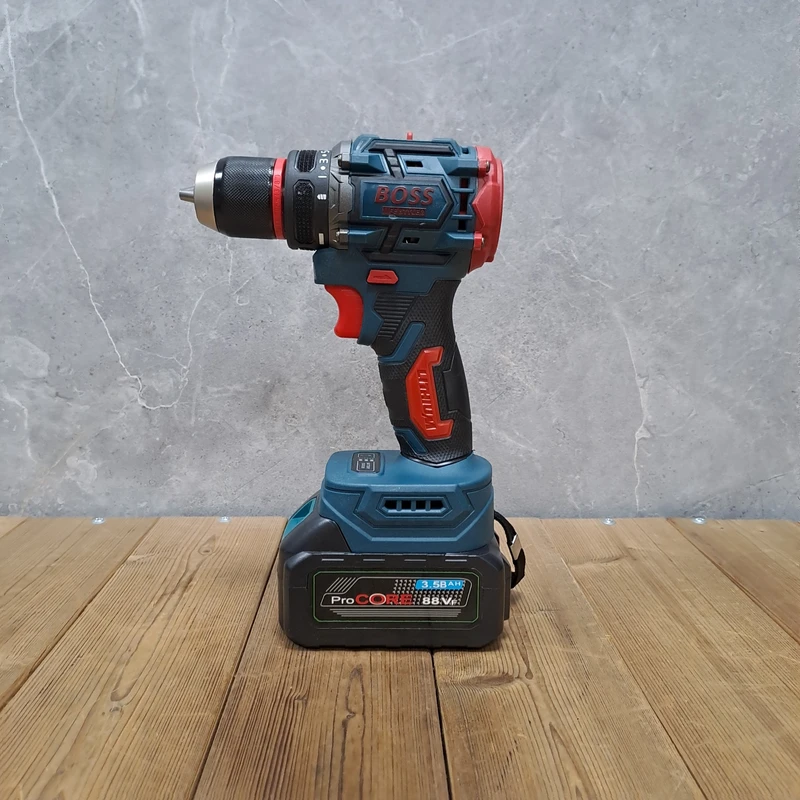 عکس شماره 8 : مجموعه 28 عددی دریل پیچ گوشتی شارژی براشلس صنعتی باس مدل life _ style