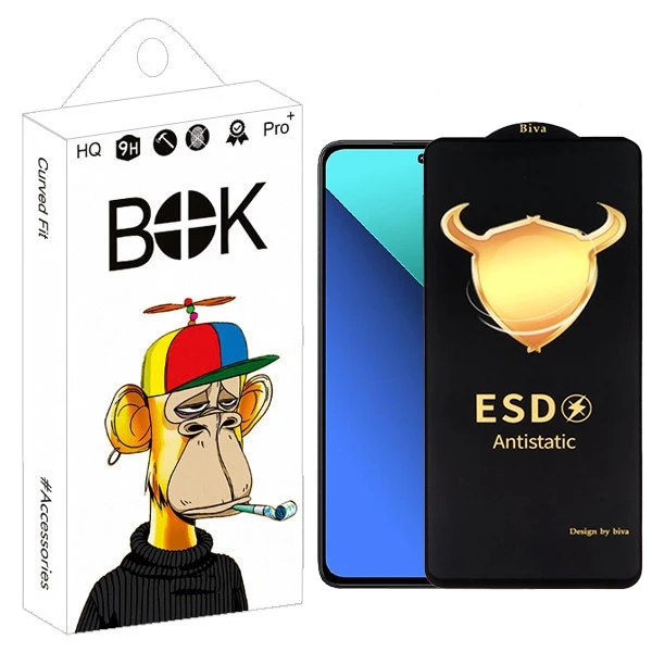 محافظ صفحه نمایش بوک مدل Biva Antistatic View مناسب برای گوشی موبایل شیائومی Redmi note 12 4G / Note 13 4G