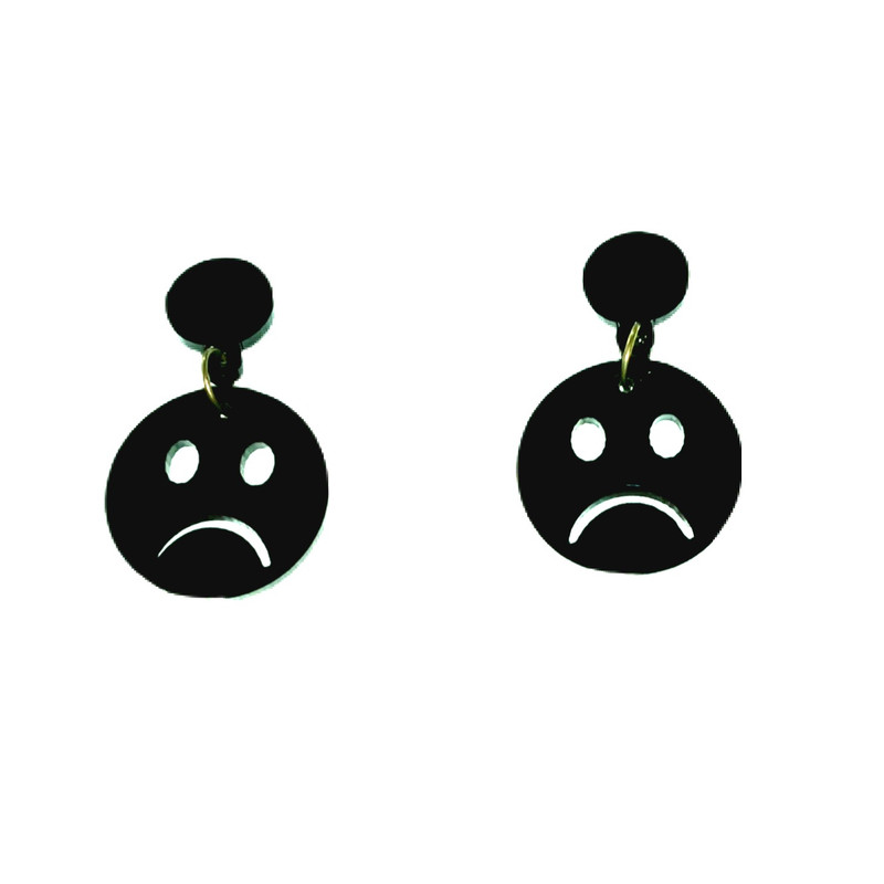 نیم ست دخترانه مدل ایموجی غمگین