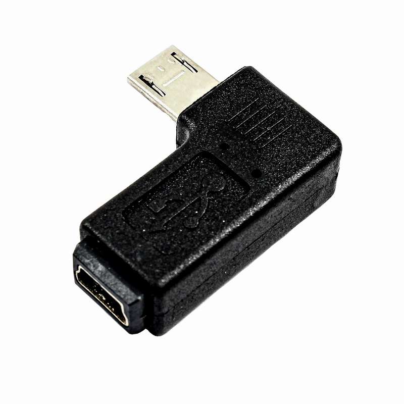 مبدل microUSB به miniUSB مدل 90 درجه کد UM4