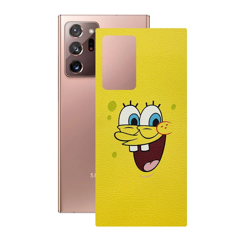 برچسب پوششی ریمکس مدل Leth طرح باب اسفنجی مناسب برای گوشی موبایل سامسونگ Galaxy Note 20 Ultra