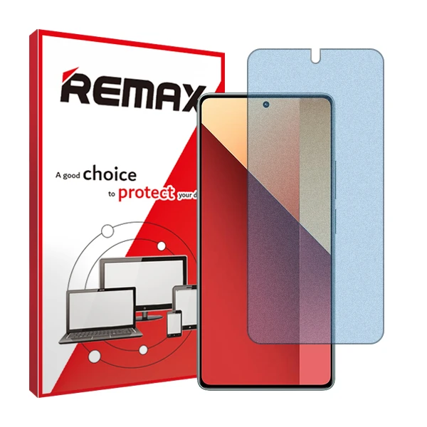 محافظ صفحه نمایش مات ضداشعه آبی ریمکس مدل HyMBLU مناسب برای گوشی موبایل شیائومی Redmi Note 13 Pro 4G