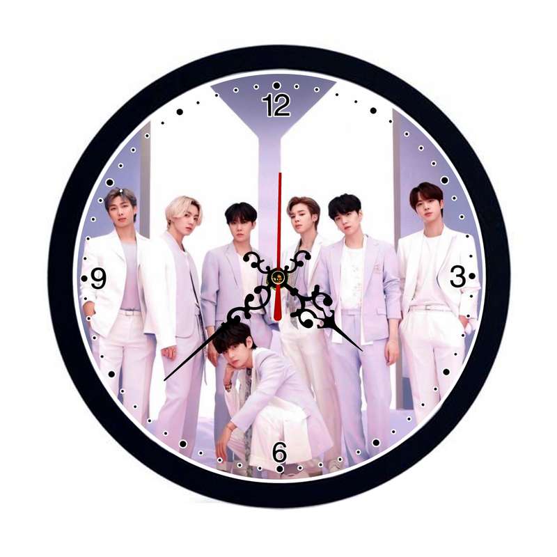 ساعت دیواری مدل گروه bts کد s-271
