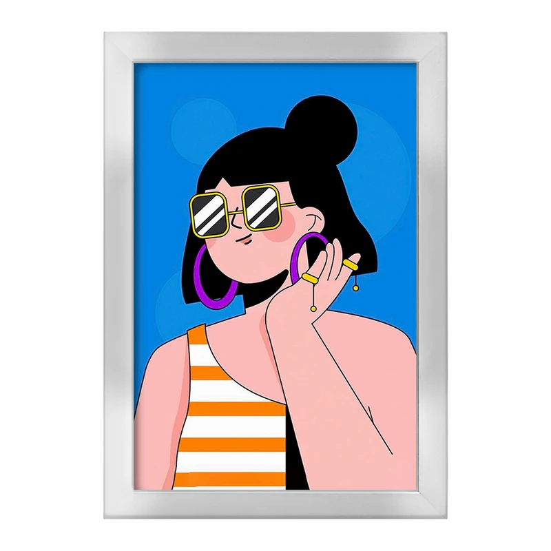 تابلو خندالو طرح دختر قوی Girl Power کد 28940