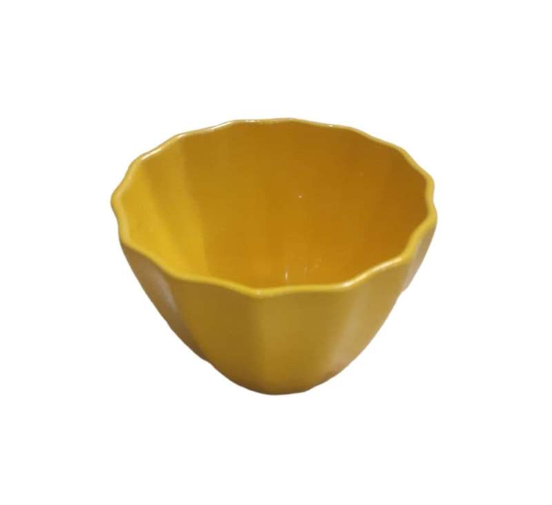 گلدان سفالی مدل مخروطی