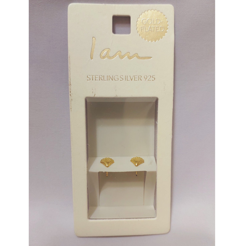 گوشواره نقره زنانه آی ام مدل صدف گوشواره نقره زنانه آی ام مدل صدف