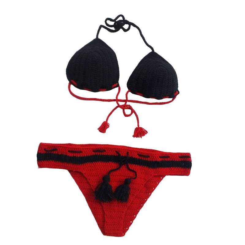 ست شورت و سوتین بافتنی زنانه مدل zv102