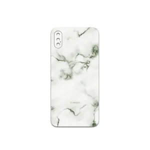 MAHOOT  Blanco-Smoke-Marble Cover Sticker for apple iPhone XS