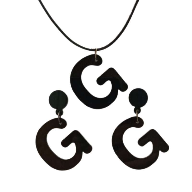 نیم ست دخترانه مدل حروف انگلیسی طرح G