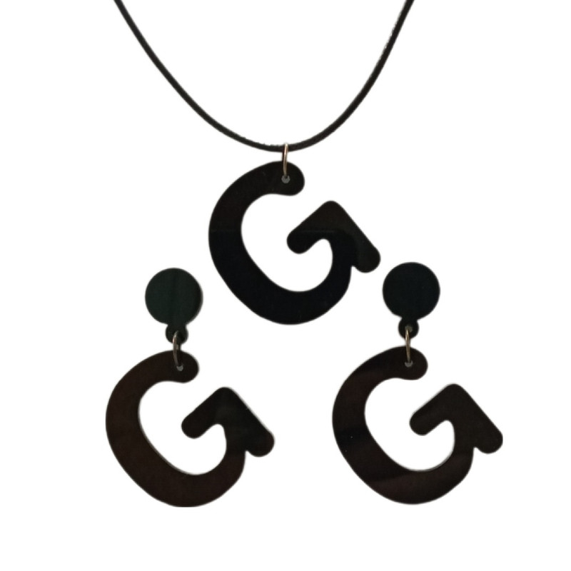 نیم ست دخترانه مدل حروف انگلیسی طرح G