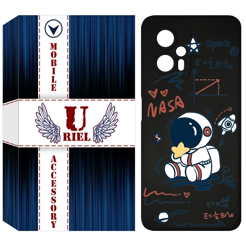 کاور یوریل مدل KSH کد 1 طرح فضانورد مناسب برای گوشی موبایل شیائومی Poco X4 GT