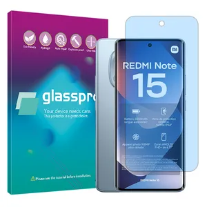 Glass Pro Resistant model matte anti blue screen protector suitable for Xiaomi Redmi Note 15 4G Mobile phone 