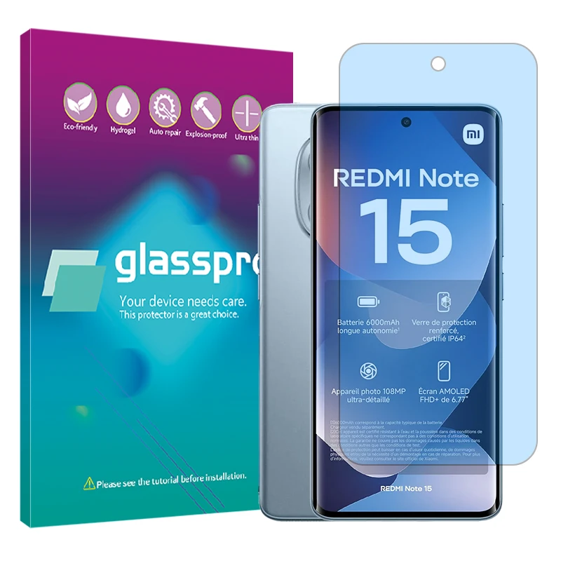 محافظ صفحه نمایش مات آنتی بلو گلس پرو مدل Resistant مناسب برای گوشی موبایل شیائومی Redmi Note 15 4G