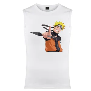 تاپ مردانه مدل Naruto کد M36 رنگ سفید