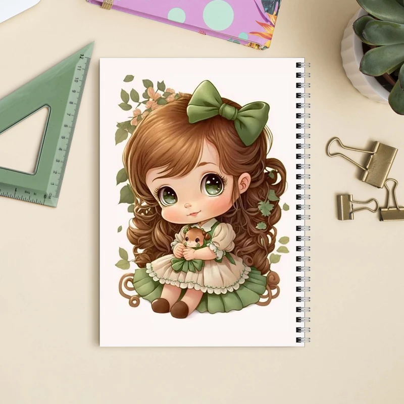 دفتر مشق 80 برگ بامبیلیپ طرح دخترانه فانتزی کد 9557708