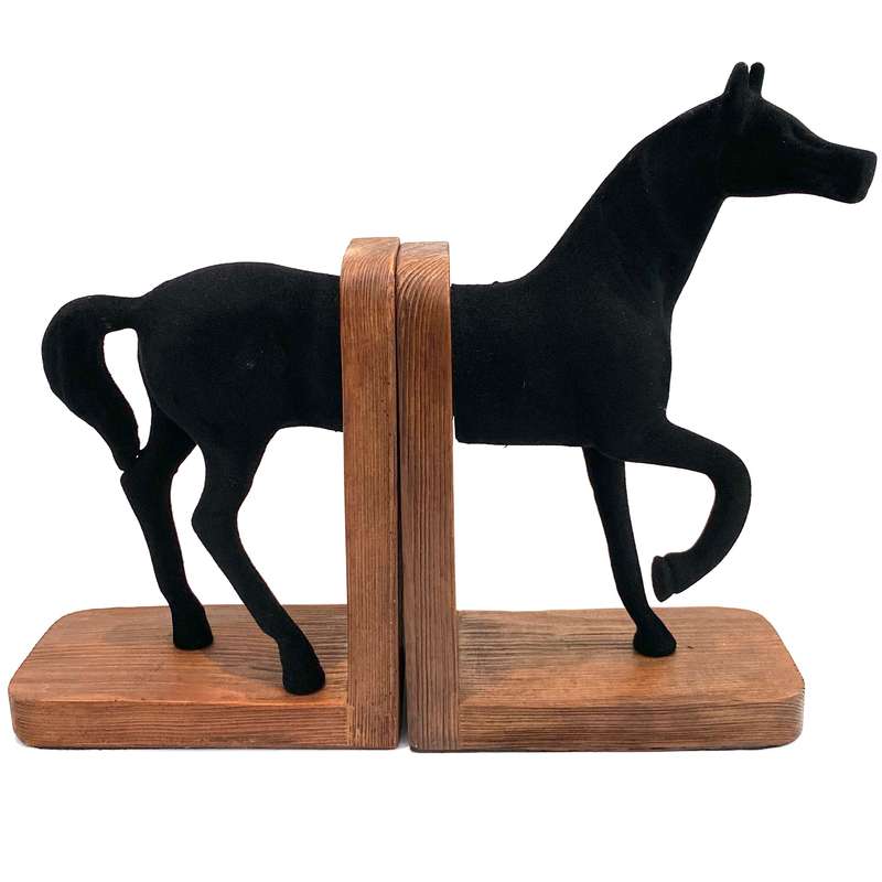 مجسمه مدل اسب مخملی مجموعه دو عددی