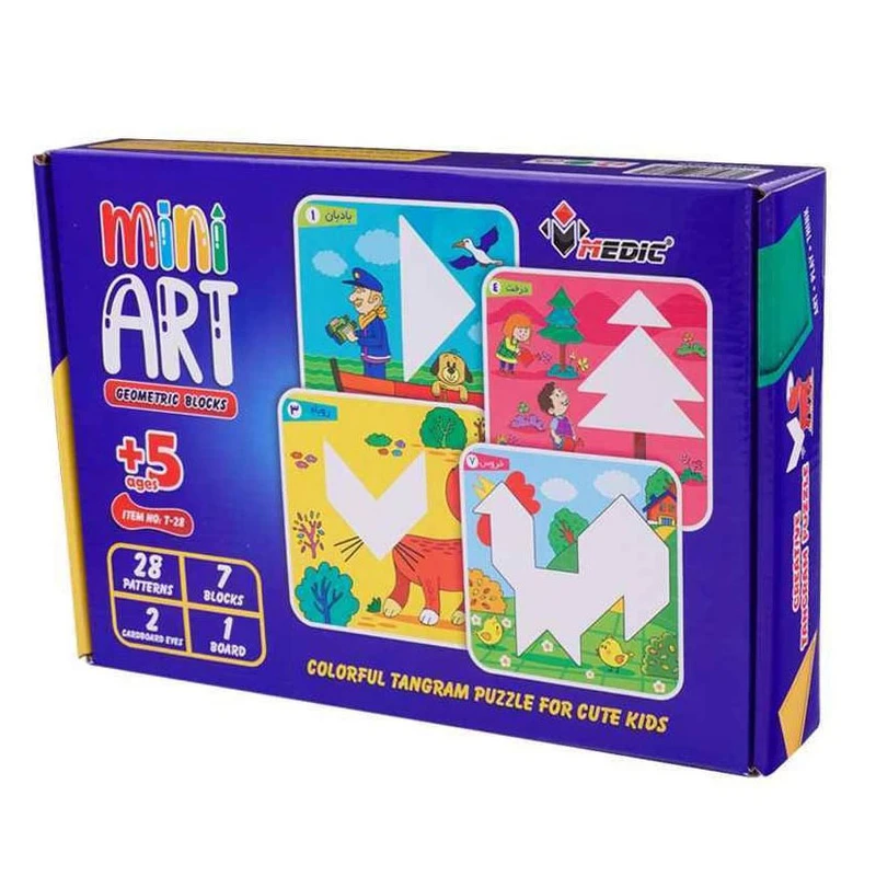 بازی فکری مدیک مدل مینی آرت مناسب برای سن 5 سال به بالا