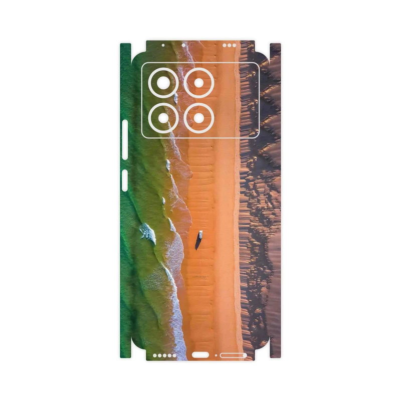 برچسب پوششی ماهوت مدل Beach and Green Sea-FullSkin مناسب برای گوشی موبایل شیائومی Poco X6 Pro