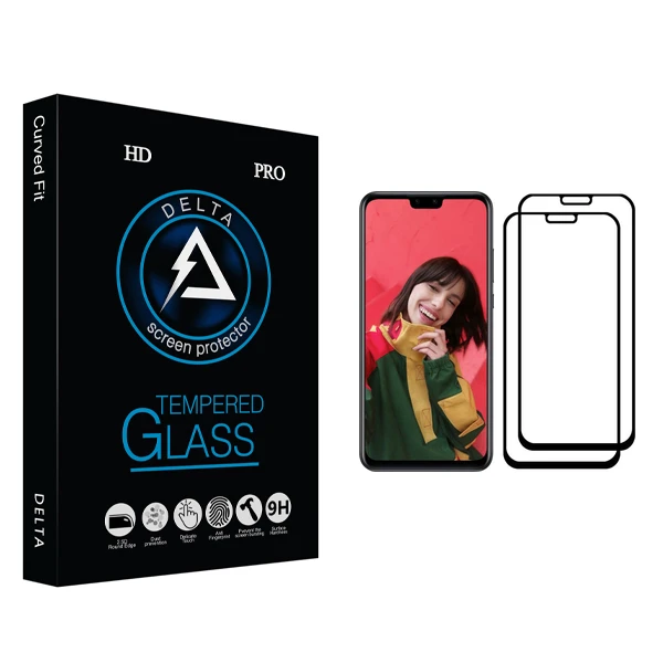 محافظ صفحه نمایش دلتا مدل HD مناسب برای گوشی موبایل هوآوی Y8s بسته دو عددی