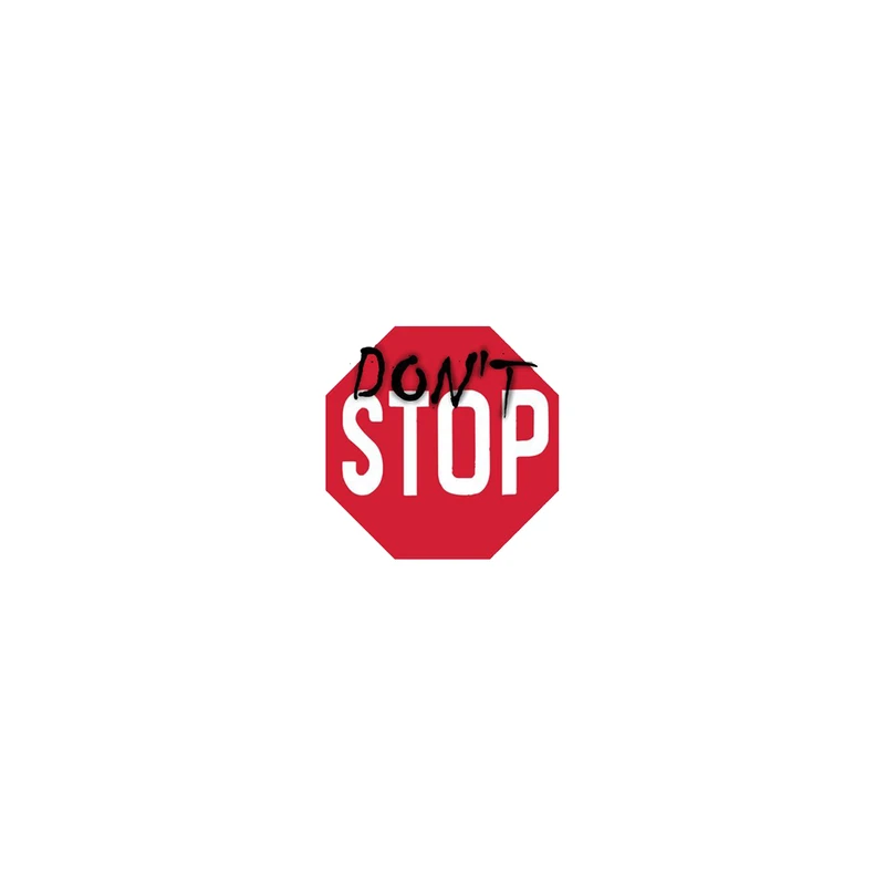 استیکر تزئینی موبایل و تبلت لولو مدل DONT STOP کد 70