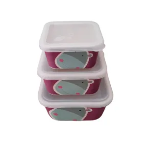 ظرف کودک طرح اسب آبی کد 455 مجموعه 3عددی