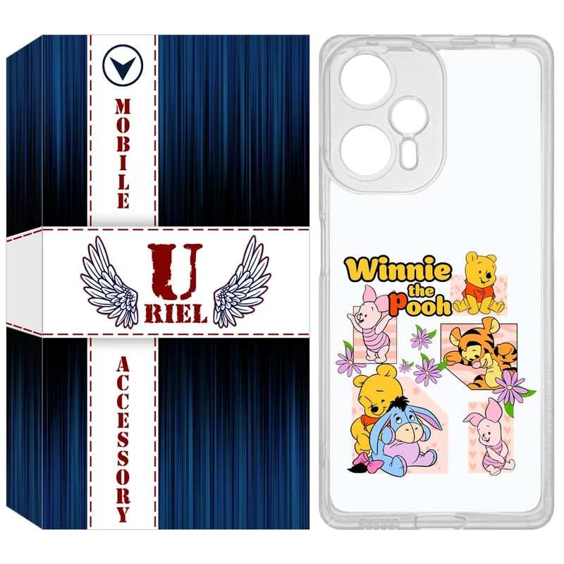 کاور یوریل مدل Clear کد 56 طرح کارتونی مناسب برای گوشی موبایل شیائومی Poco F5