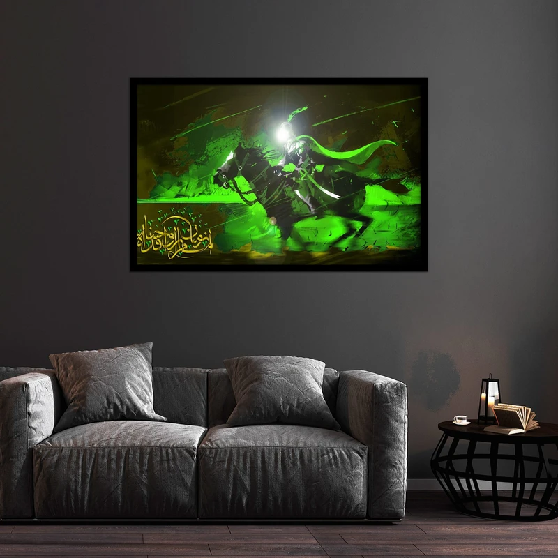 تابلو بکلیت طرح تصویر مذهبی امام زمان (عج) مدل B-bu2487