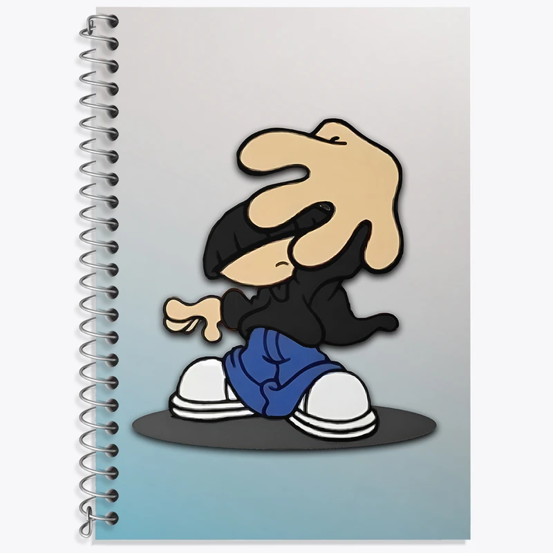 دفتر زبان 50 برگ خندالو مدل دو خط طرح Codename Kids Next Door کد N2500