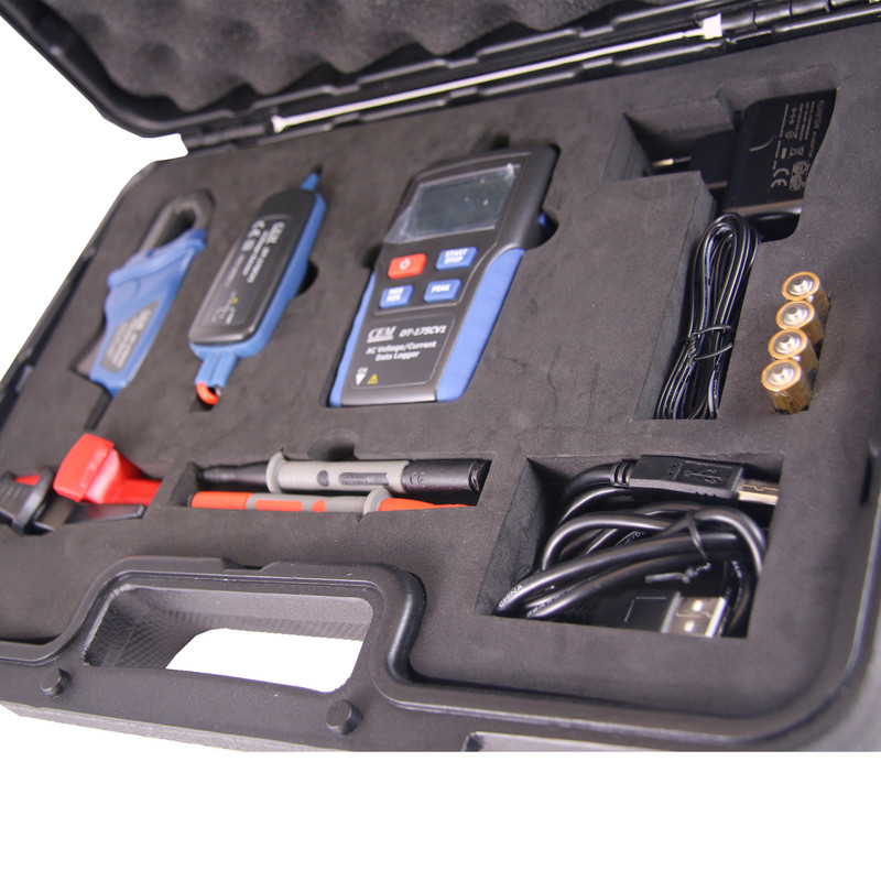 دیتالاگر جریان و ولتاژ سی ای ام مدل DT-175CV1