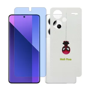 Glass Together model matte anti blue Screen Protector Suitable for Xiaomi Redmi Note 13 Pro Plus Mobile Phone with Back cover sticker