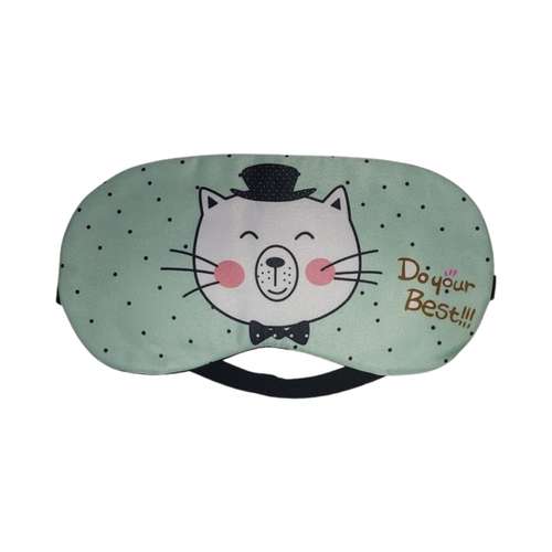 چشم بند خواب مدل کمپرس دار طرح پیشی