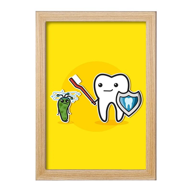 تابلو خندالو مدل دندان و دندانپزشکی کودکانه کد 27771