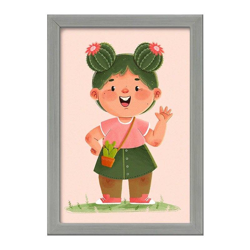 تابلو خندالو طرح دخترانه فانتزی کد 25727