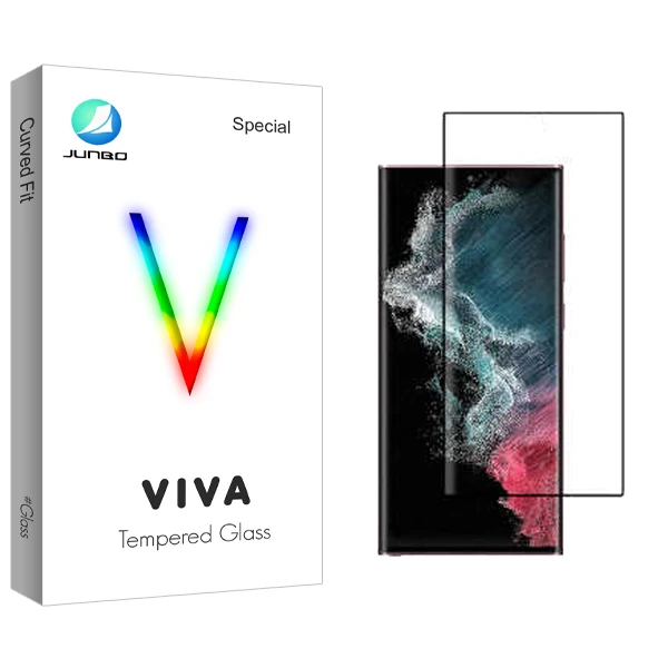 محافظ صفحه نمایش شیشه ای جانبو مدل Viva مناسب برای گوشی موبایل سامسونگ Galaxy S22 Ultra 5G
