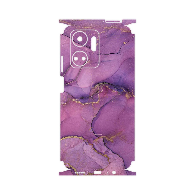 برچسب پوششی ماهوت مدل Purple Marble-FullSkin مناسب برای گوشی موبایل آنر X7a