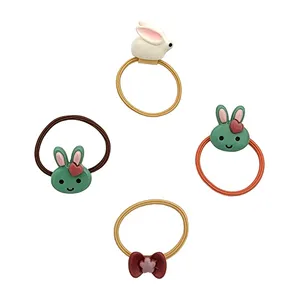 کش مو دخترانه مدل ANIMAL کد KSH697 بسته 4 عددی