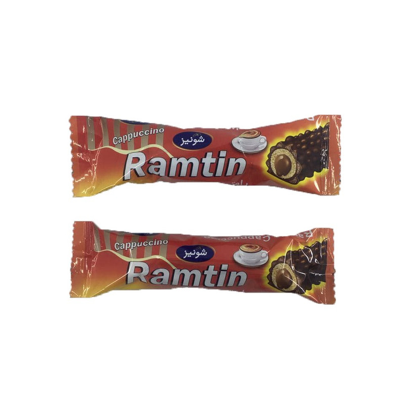 ویفر کاپوچینو رامتین شونیز بسته 2 عددی